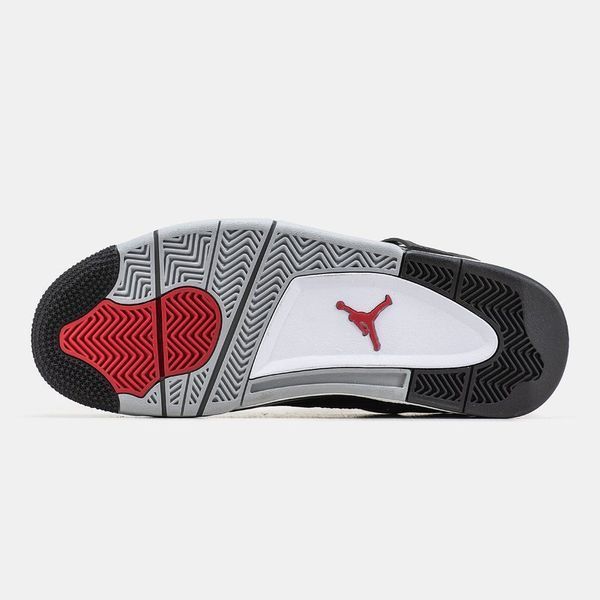 Кросівки Nike Air Jordan 4 Black Canvas 0721_1 фото